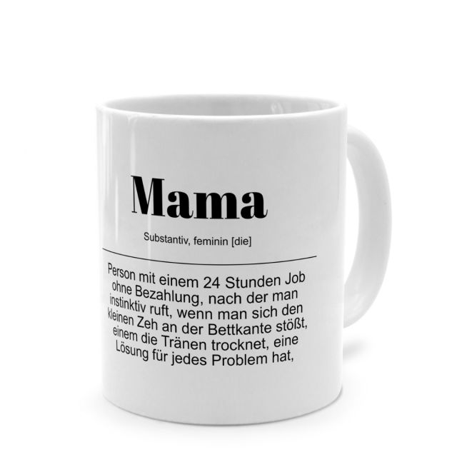 Tasse mit Definition 'Mama'