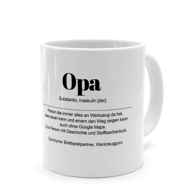 Tasse mit Definition 'Opa'