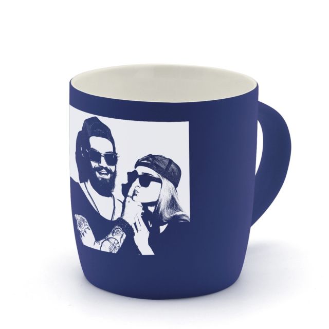 Mug à café avec gravure