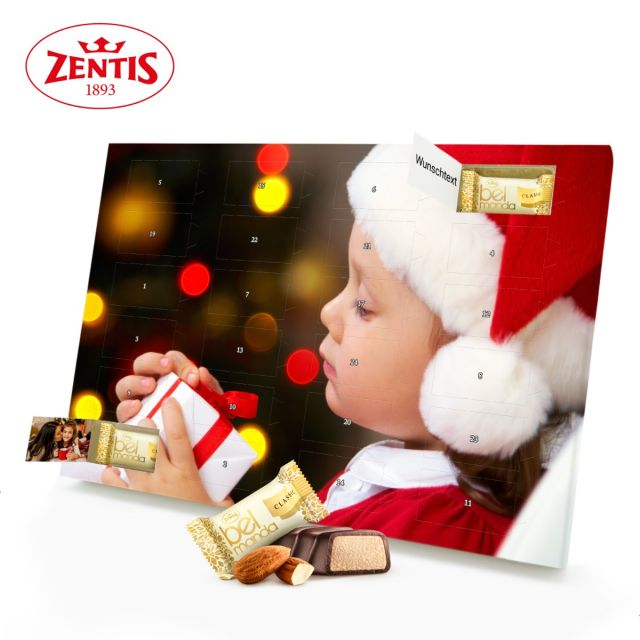 Calendrier de l'Avent avec massepain 'Zentis'