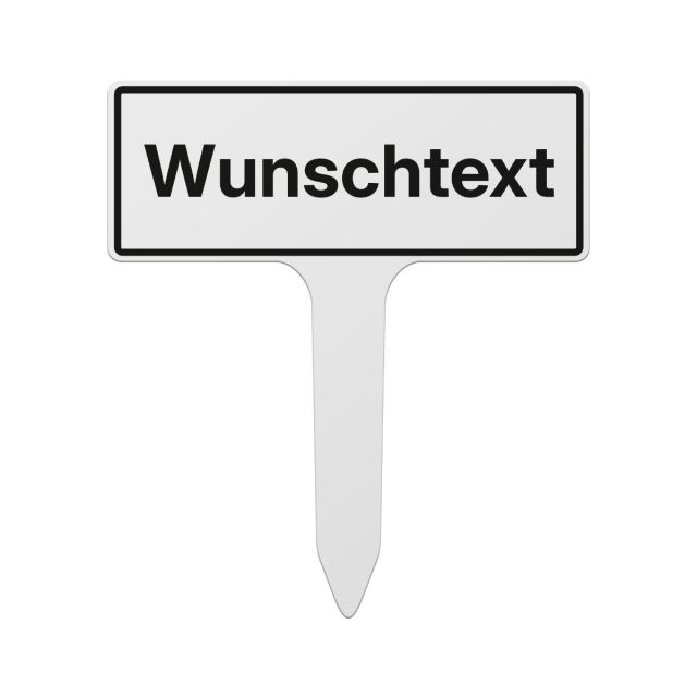 Steckschild 'klein'
