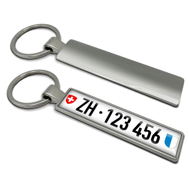 Porte-clés - Plaque d'immatriculation