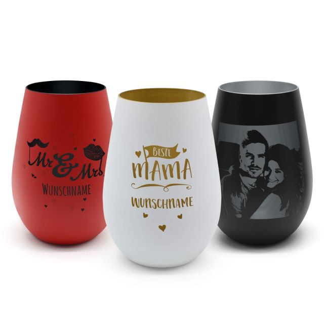 Photophore gravé 'Premium'