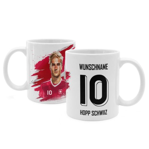 Personalisiert Tasse Mit Namen 'Michael' - Motiv Color Paint, 200 Ml, Weiß, Spülmaschinenfest